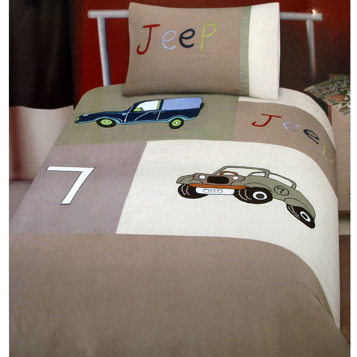 Jeep Classics Embroidered Quilt Cover Set Single Tristar Online