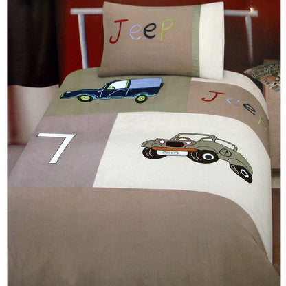 Jeep Classics Embroidered Quilt Cover Set Single Tristar Online