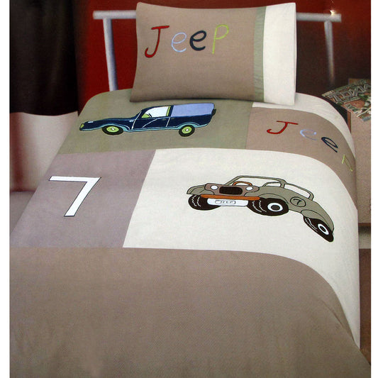 Jeep Classics Embroidered Quilt Cover Set Single Tristar Online