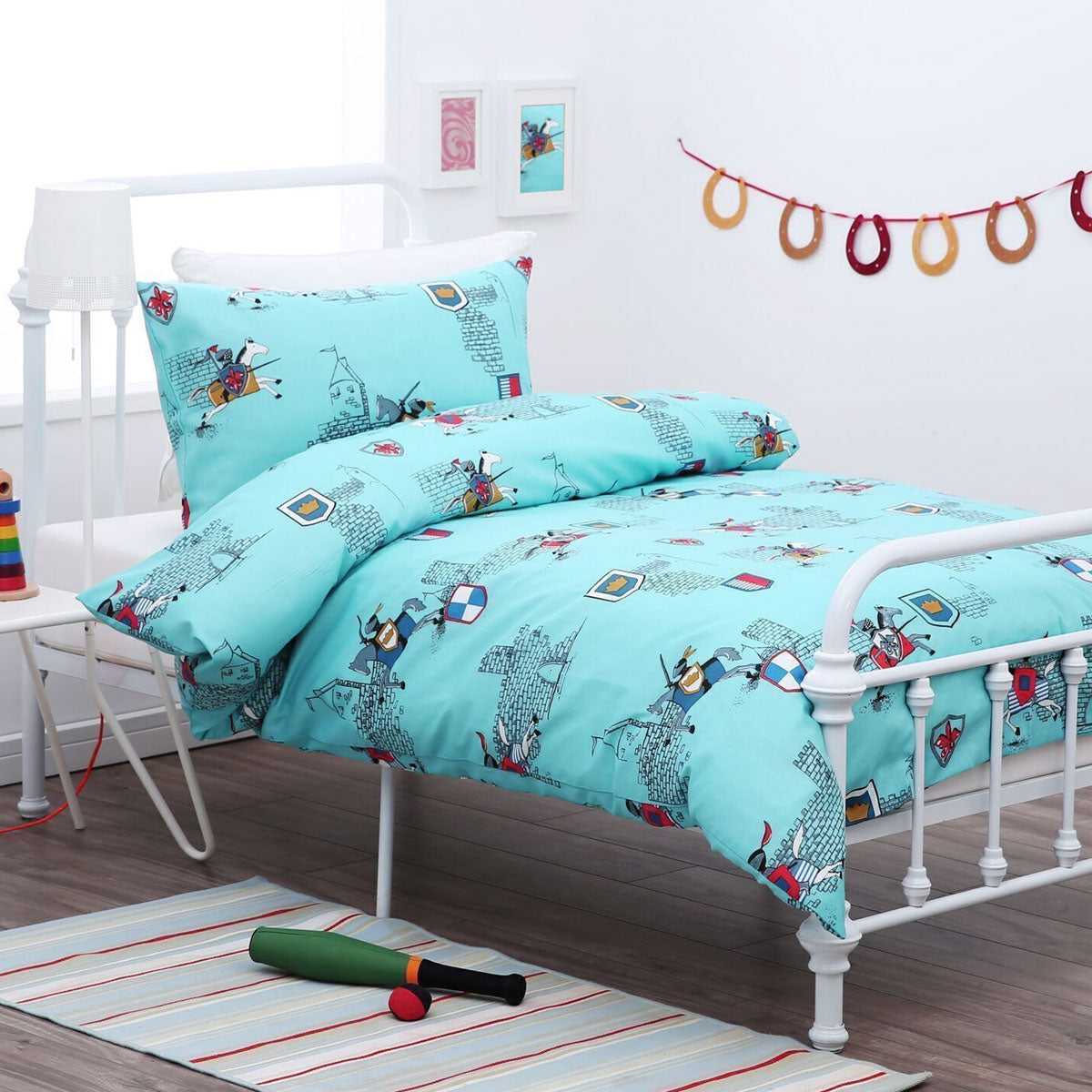 Knight Horse Polyester Cotton Quilt Cover Set Single Tristar Online