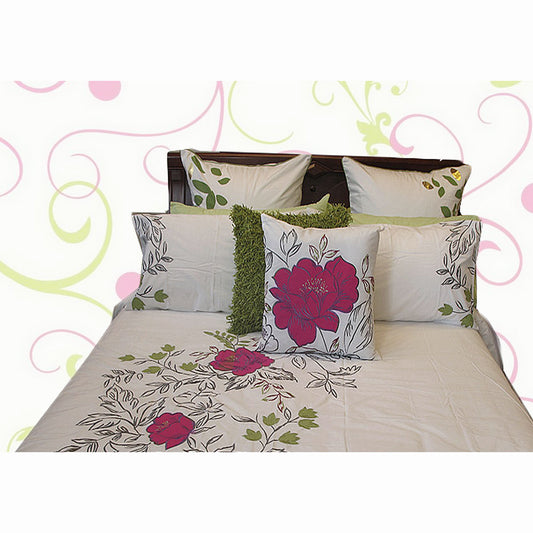Monique Embroidery Quilt Cover Set DOUBLE Tristar Online