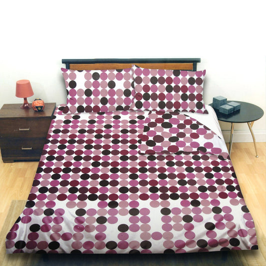 Opus Dots Mauve Quilt Cover Set Queen Tristar Online