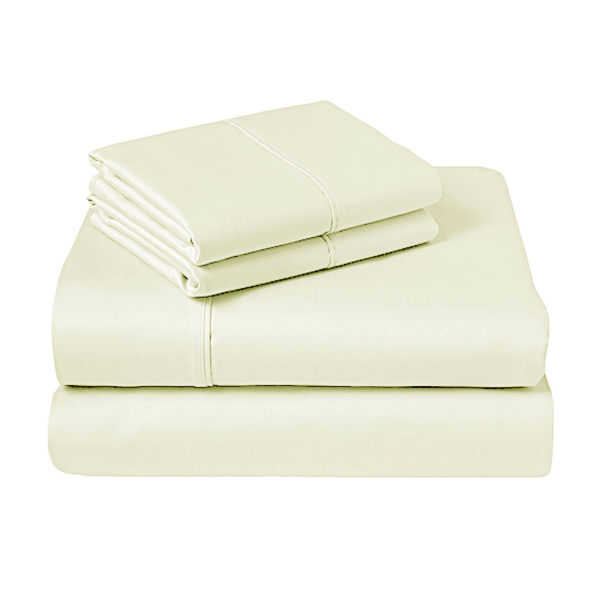 310TC Fusion Cotton Percale Sheet Set Ivory King Tristar Online