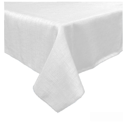 Emporio Slub Table Cloth White 130 x 180 cm Tristar Online