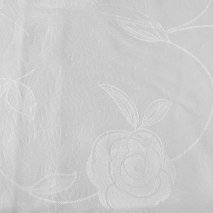 Jacquard Tablecloth Rosa White 135 x 180 cm Tristar Online