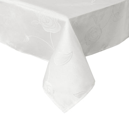 Jacquard Tablecloth Rosa Ivory 150 x 210 cm Tristar Online