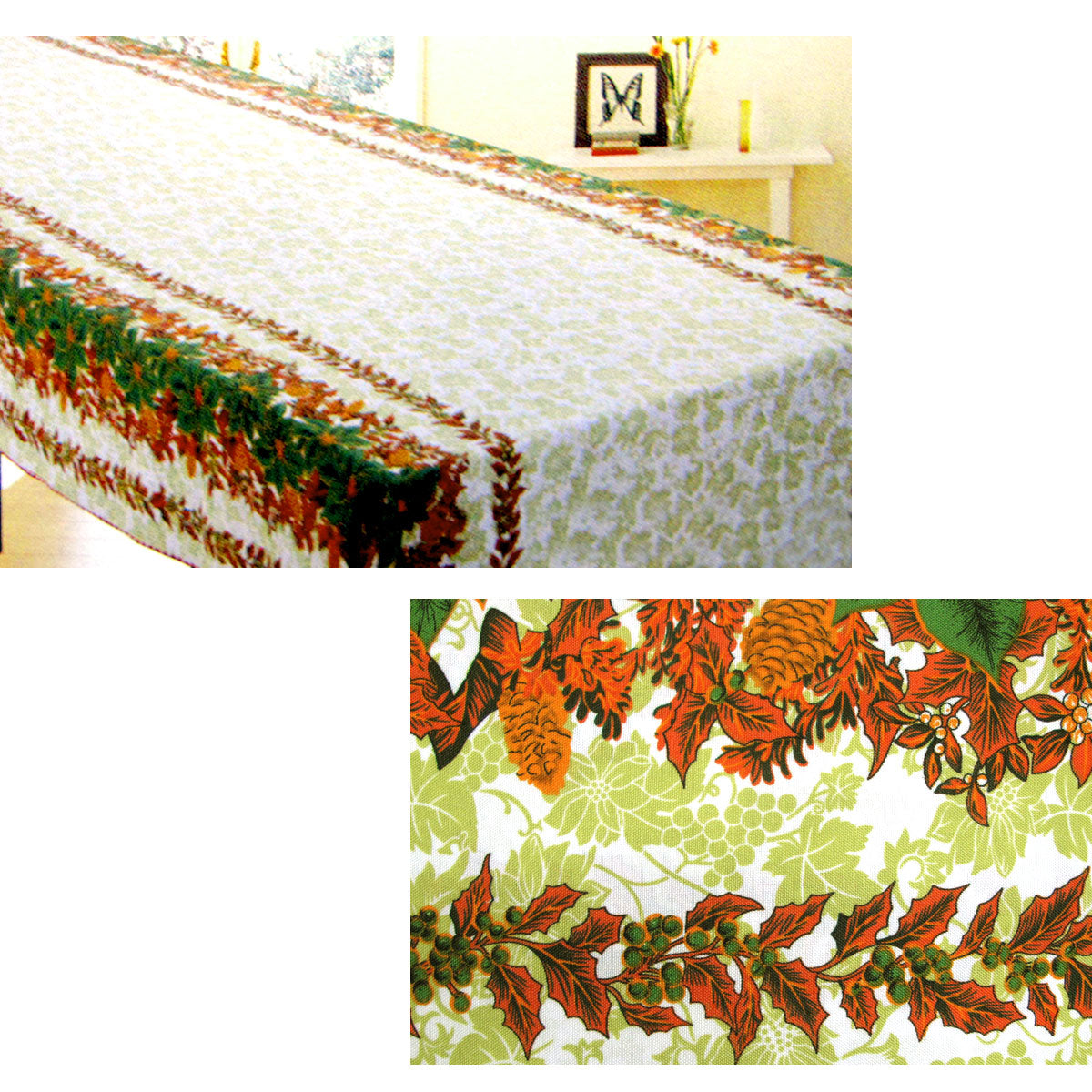 Christmas Rectangular Table Cloth SD1667 150x340cm Tristar Online