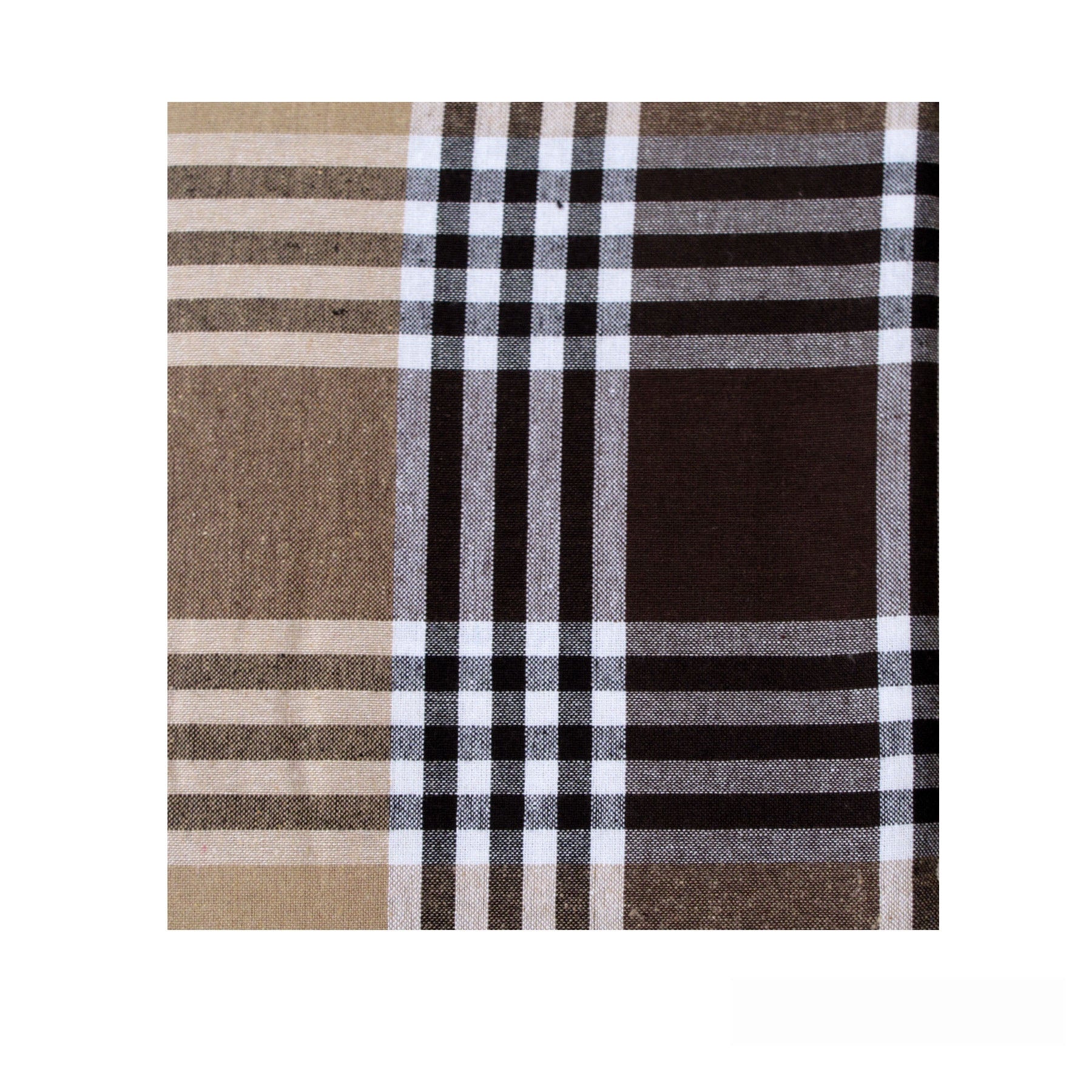 Check Table Cloth Tartan Brown 180 x 180 cm Tristar Online