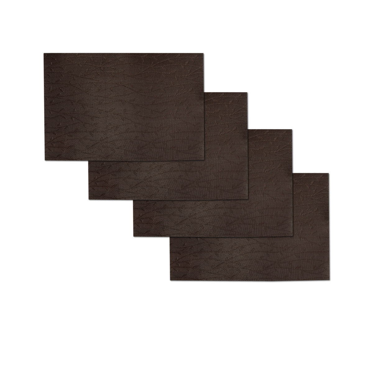 Choice Set of 4 PVC Table Placemats Spring Buds Chocolate Tristar Online