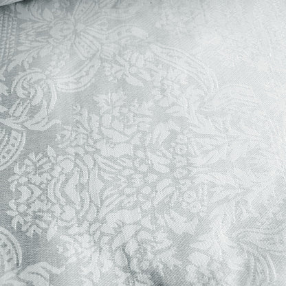 Damask White Elegant Polyester Jacquard Table Runner 38 x 90 cm Tristar Online
