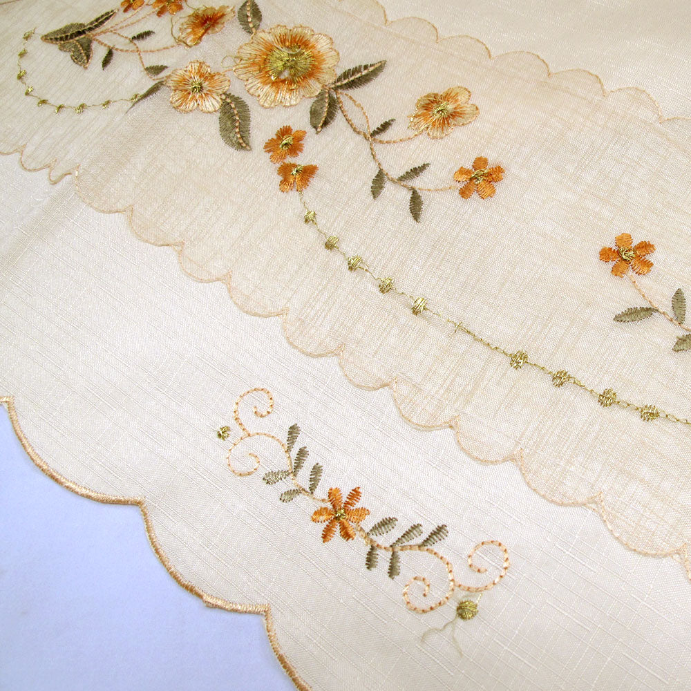 Set of 7 Embroidered Daisy Table Decorative Set Tristar Online
