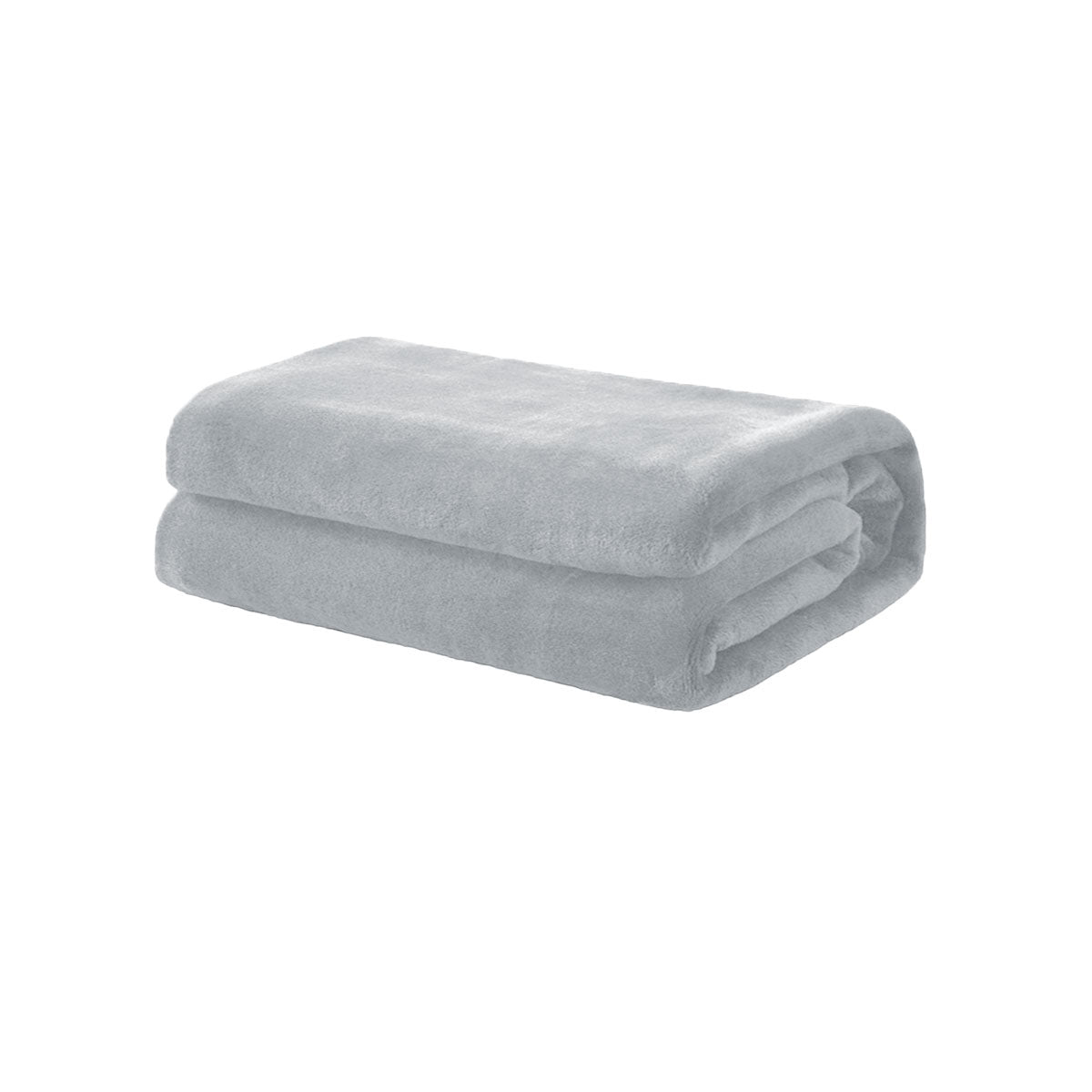 Soft Coral Fleece Throw Rug/Blanket Silver Tristar Online