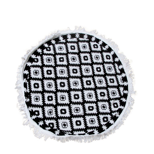 Aztec 100% Cotton Round Beach Towel Tristar Online