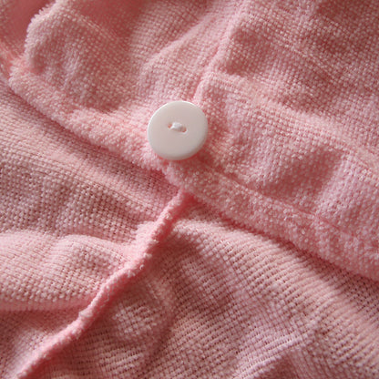 Set of 2 Magic Quick Dry Microfibre Hair Dryer Towels Pink + White Tristar Online