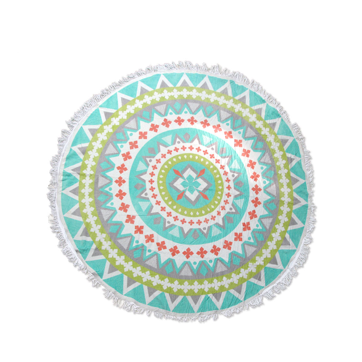 Zoey Bright Colors 100% Cotton Round Beach Towel Tristar Online