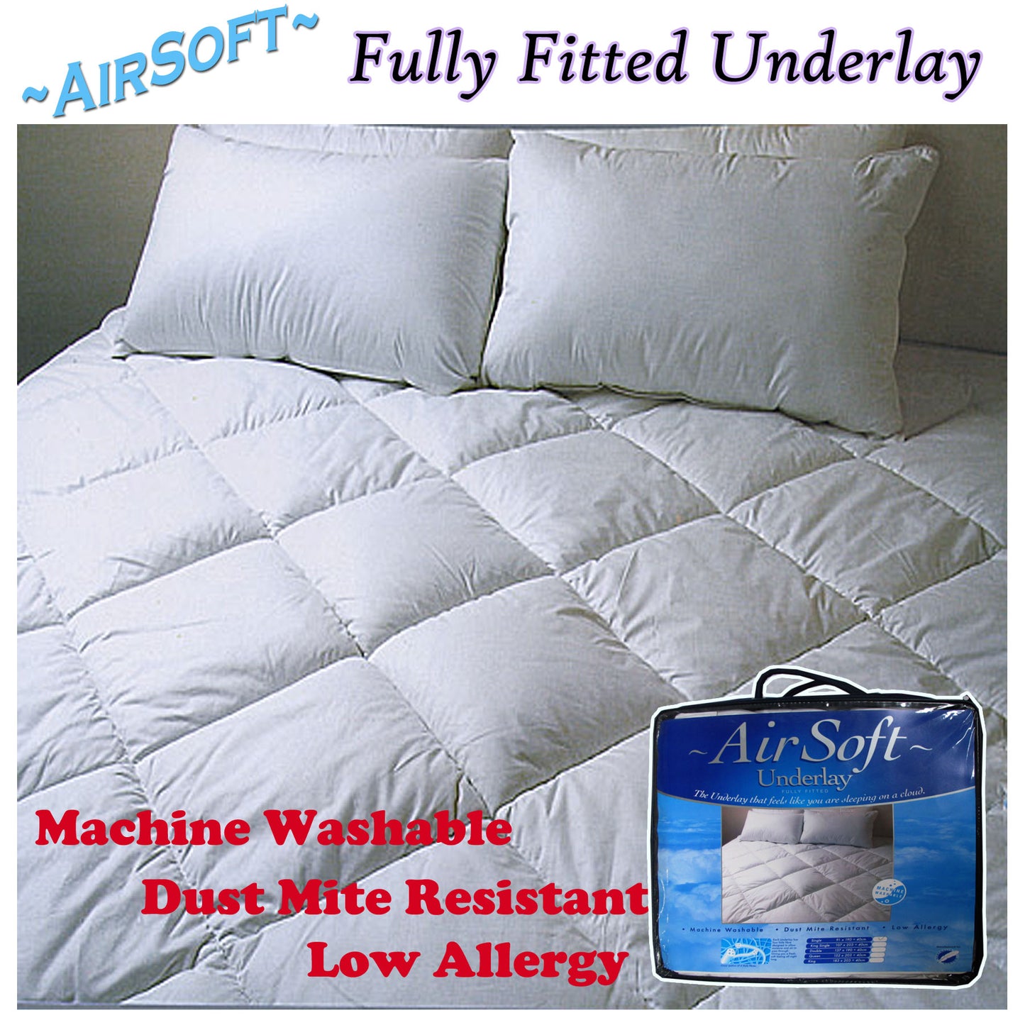 Air Soft Fully Fitted Underlay KING SINGLE Tristar Online