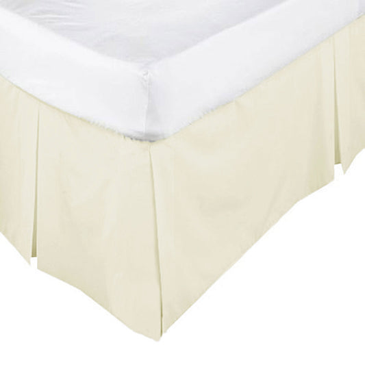 ASSUN Box Pleated Valance Ecru SINGLE Tristar Online