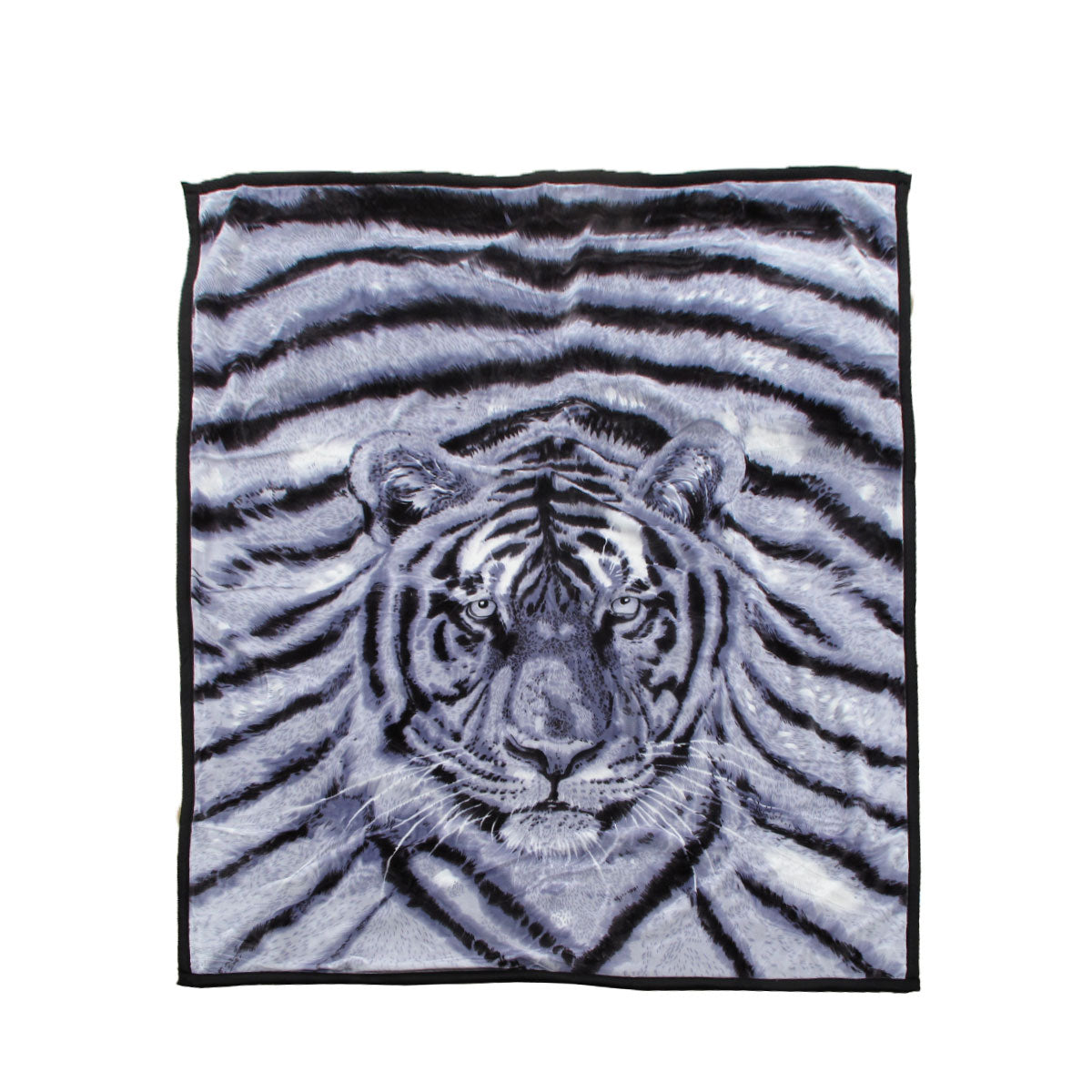 1000GSM White Tiger Luxury Quality 2 Ply Mink Blanket 200 x 240 cm Tristar Online