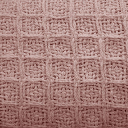 Cotton Waffle Blanket Dusty Pink King Tristar Online
