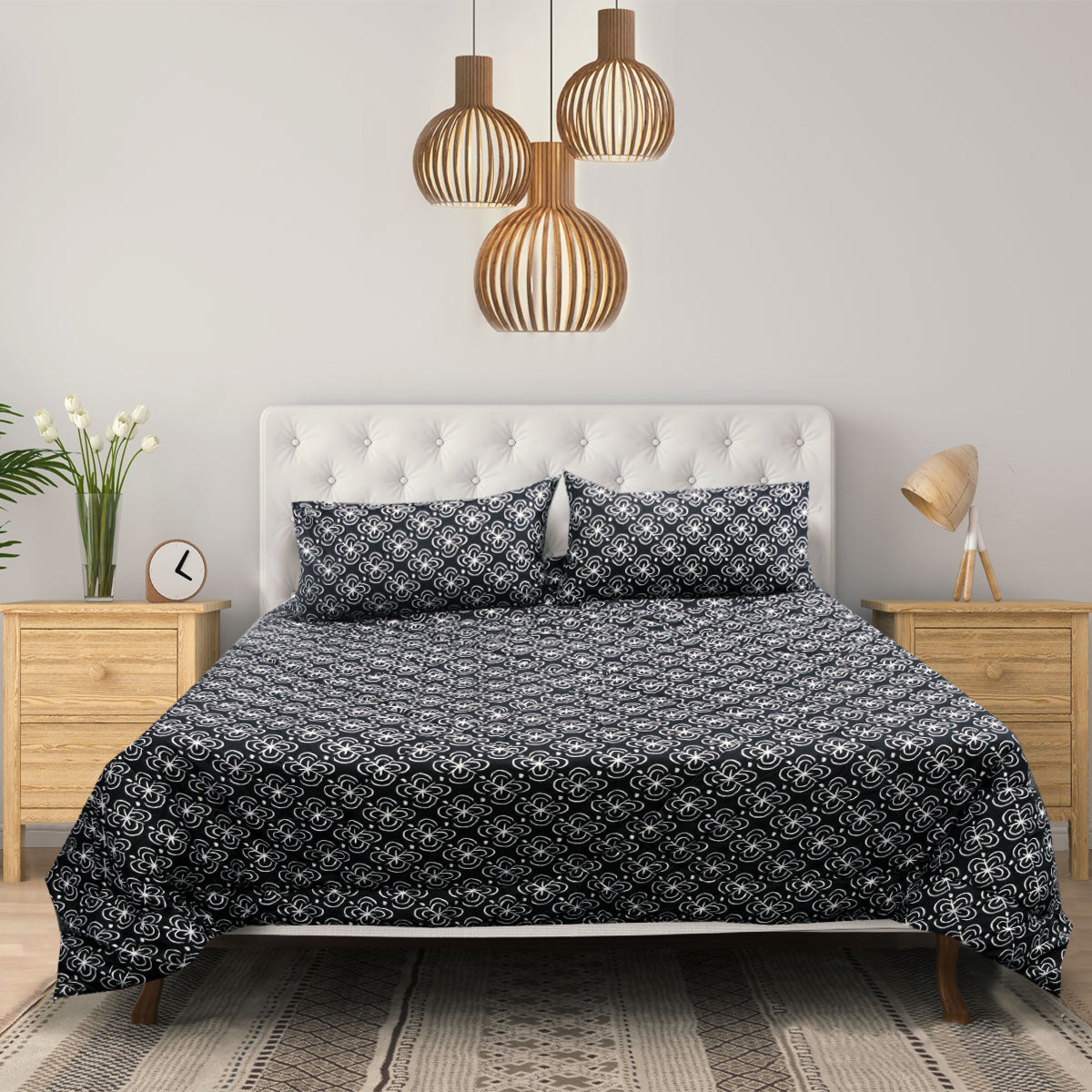 3 Pce Botanica Printed Comforter Set Rosebud Queen/King Tristar Online