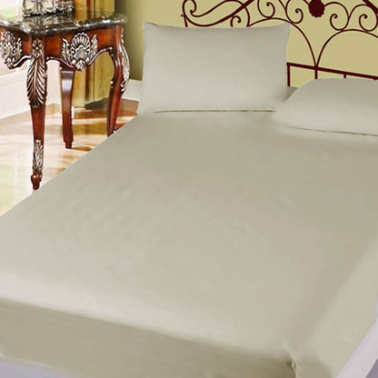 400TC Cotton Percale Super Queen Combo Set 50cm Wall Taupe Tristar Online