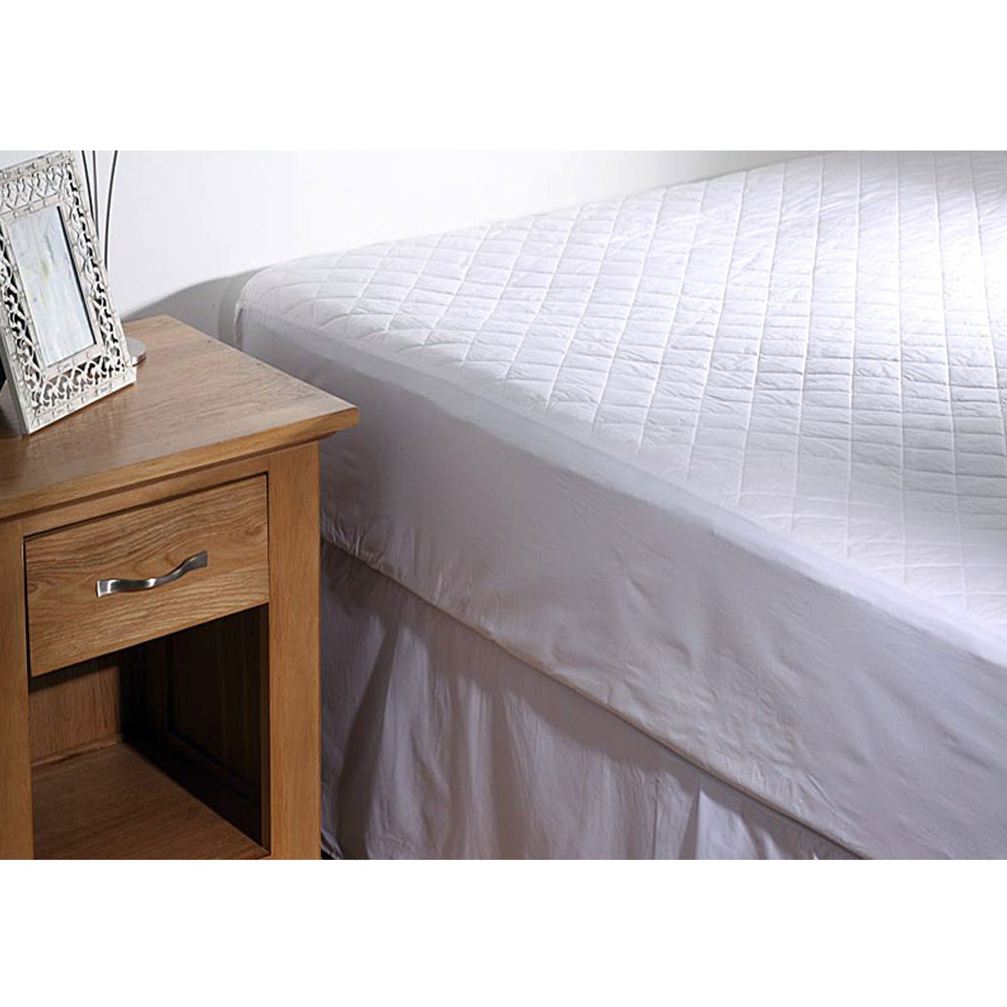 Georges Fine Linens 100% COTTON Quilted Mattress Protector 35cm Wall SINGLE Tristar Online