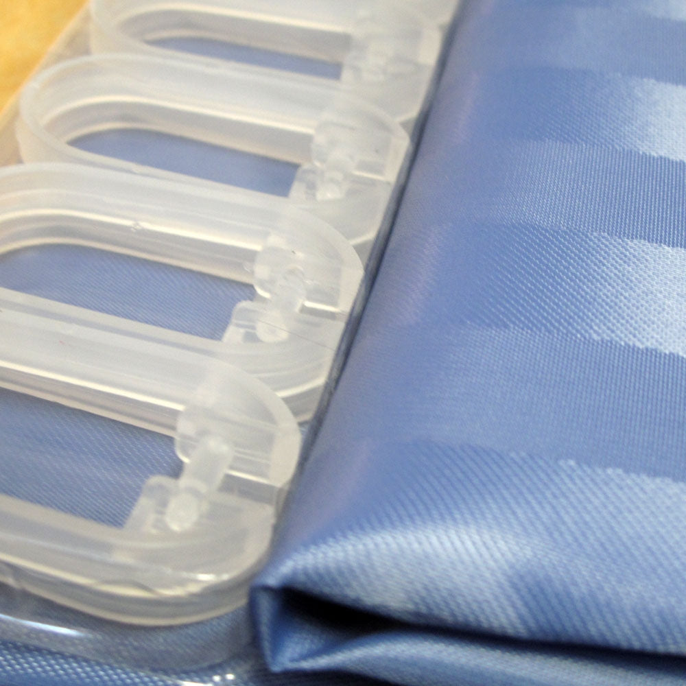 Jacquard Stripe Shower Curtain Black Tristar Online