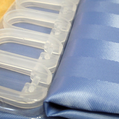 Jacquard Stripe Shower Curtain Black Tristar Online