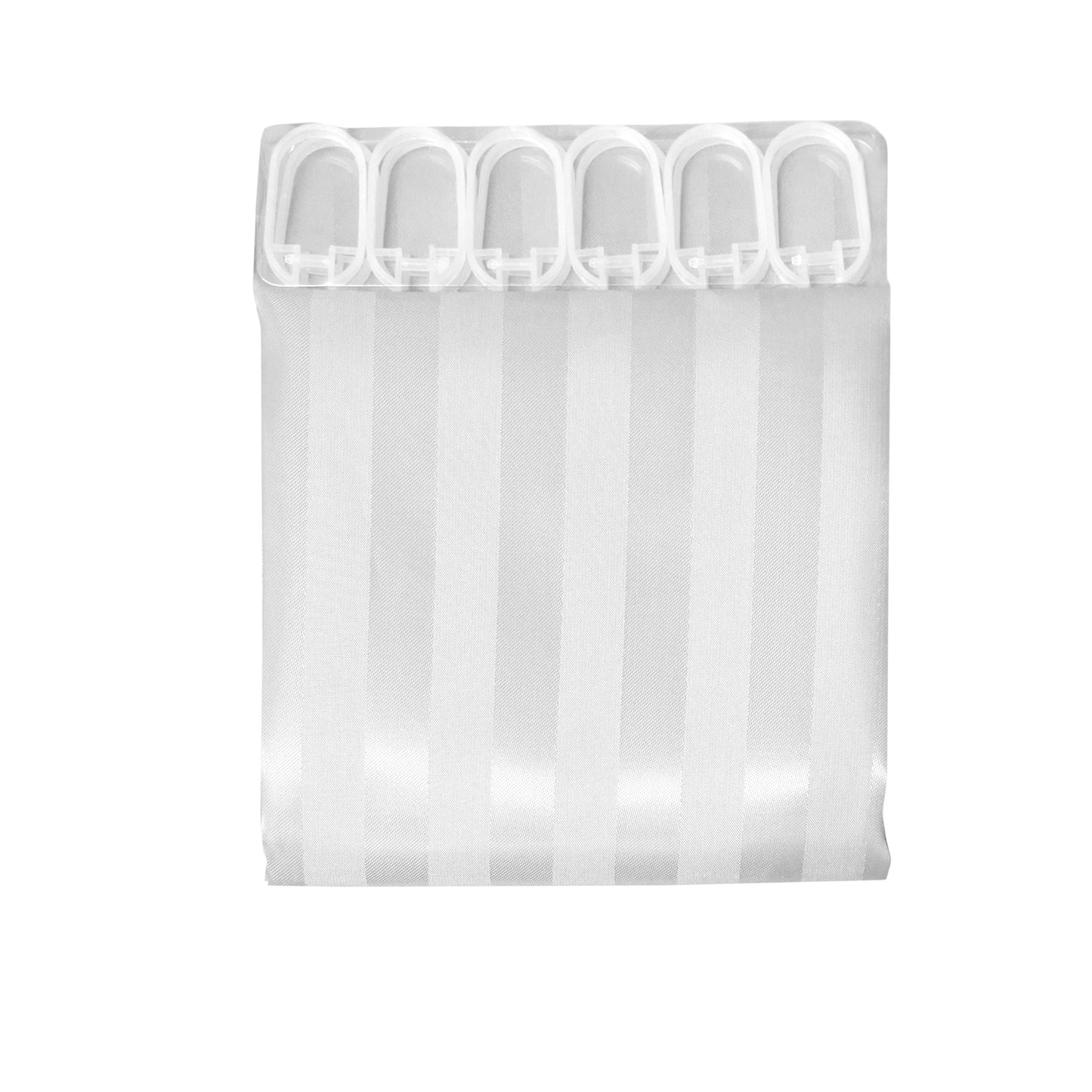 Jacquard Stripe Shower Curtain White Tristar Online