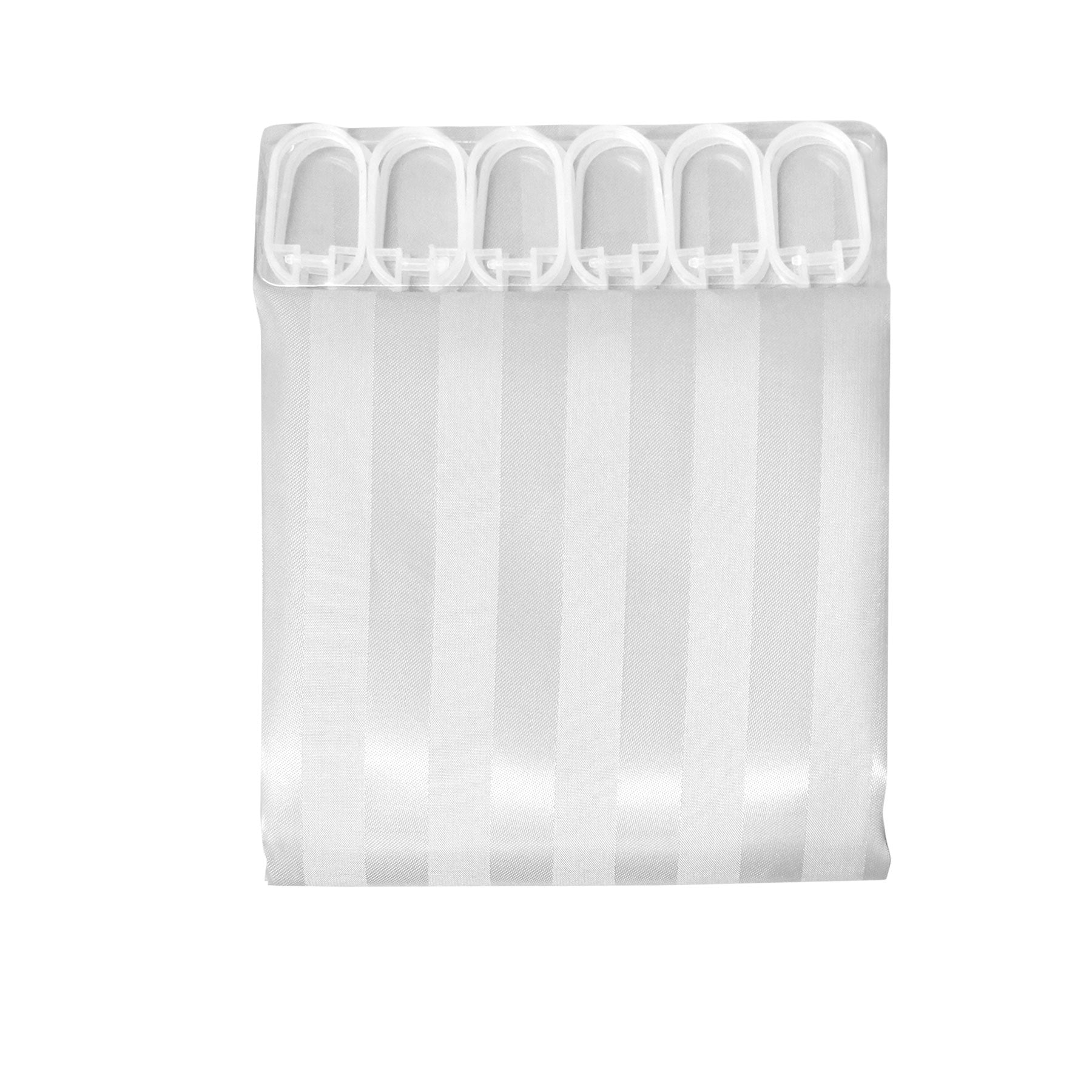 Jacquard Stripe Shower Curtain White Tristar Online
