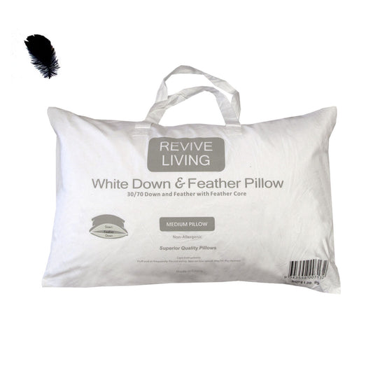 70% Feather 30% Down Superior Medium Standard Pillow 48 x 73 cm Tristar Online