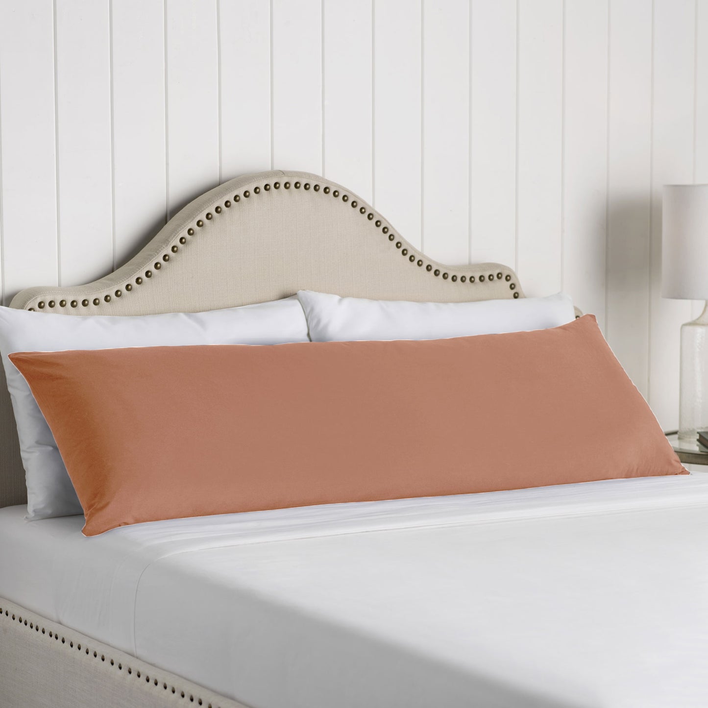 Artex 100% Cotton Body Pillowcase Ash Coral Tristar Online
