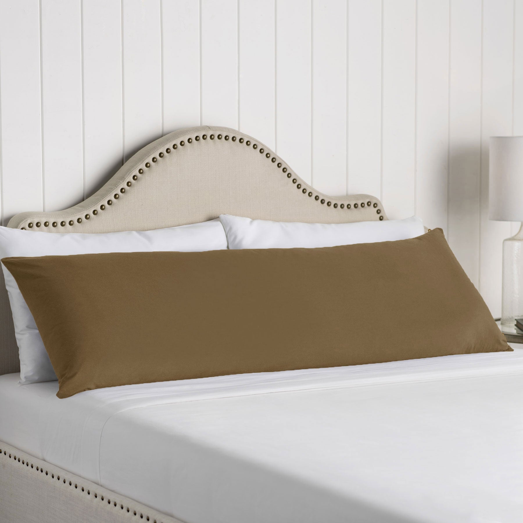 Artex 100% Cotton Body Pillowcase Brown Tristar Online