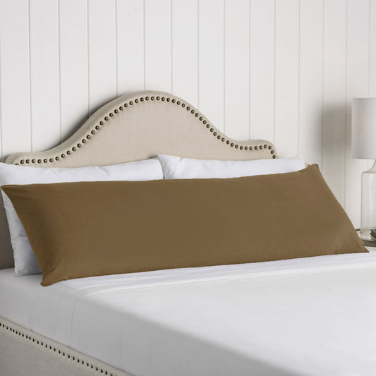 Artex 100% Cotton Body Pillowcase Brown Tristar Online