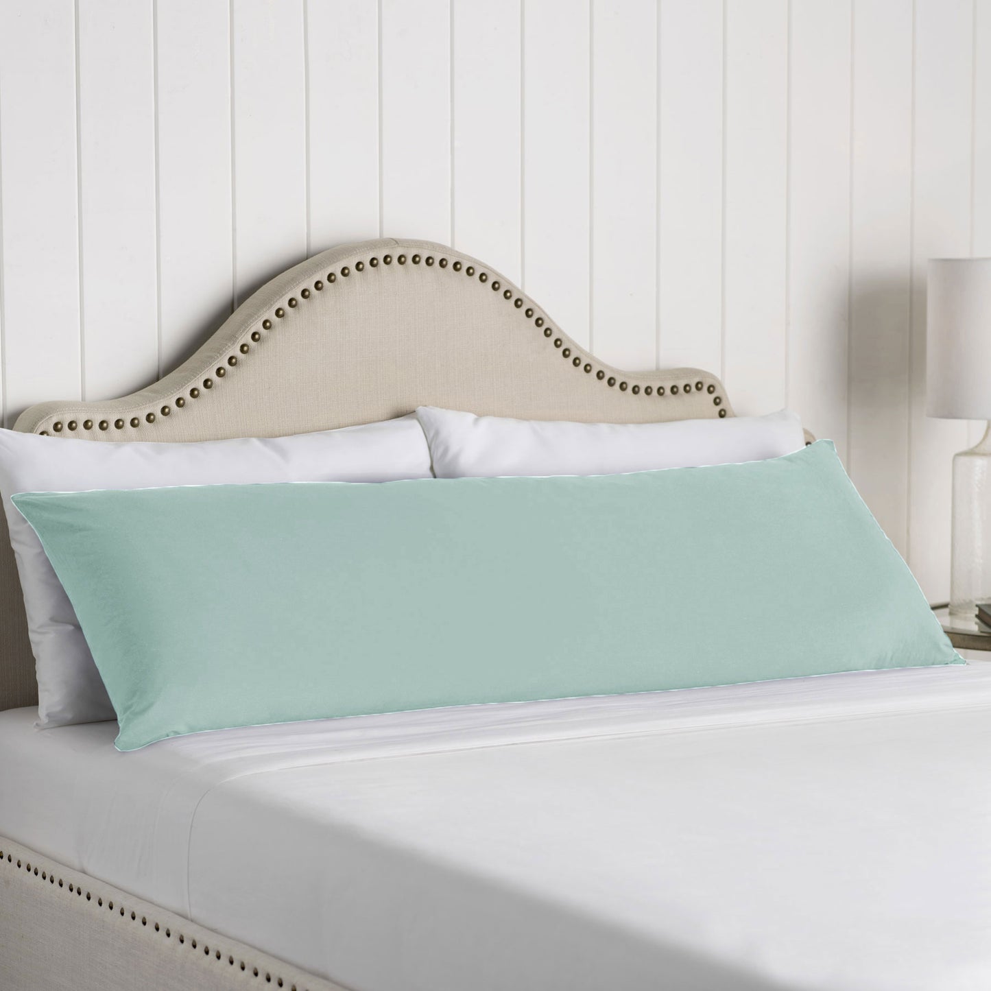 Artex 100% Cotton Body Pillowcase Ice Blue Tristar Online