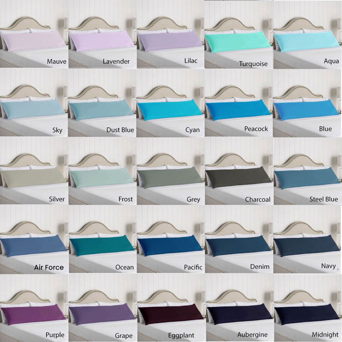 Artex 100% Cotton Body Pillowcase Ice Blue Tristar Online