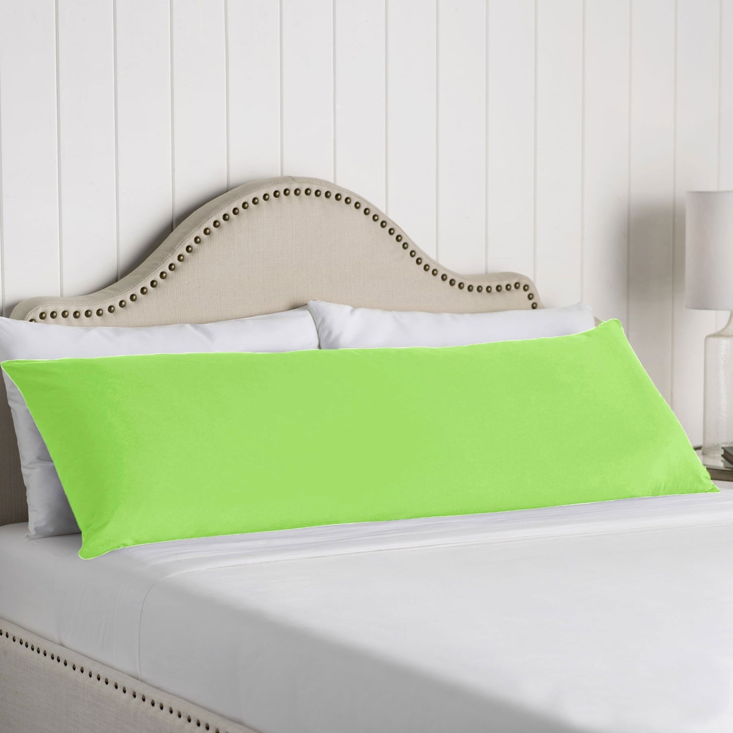 Artex 100% Cotton Body Pillowcase Lime Tristar Online