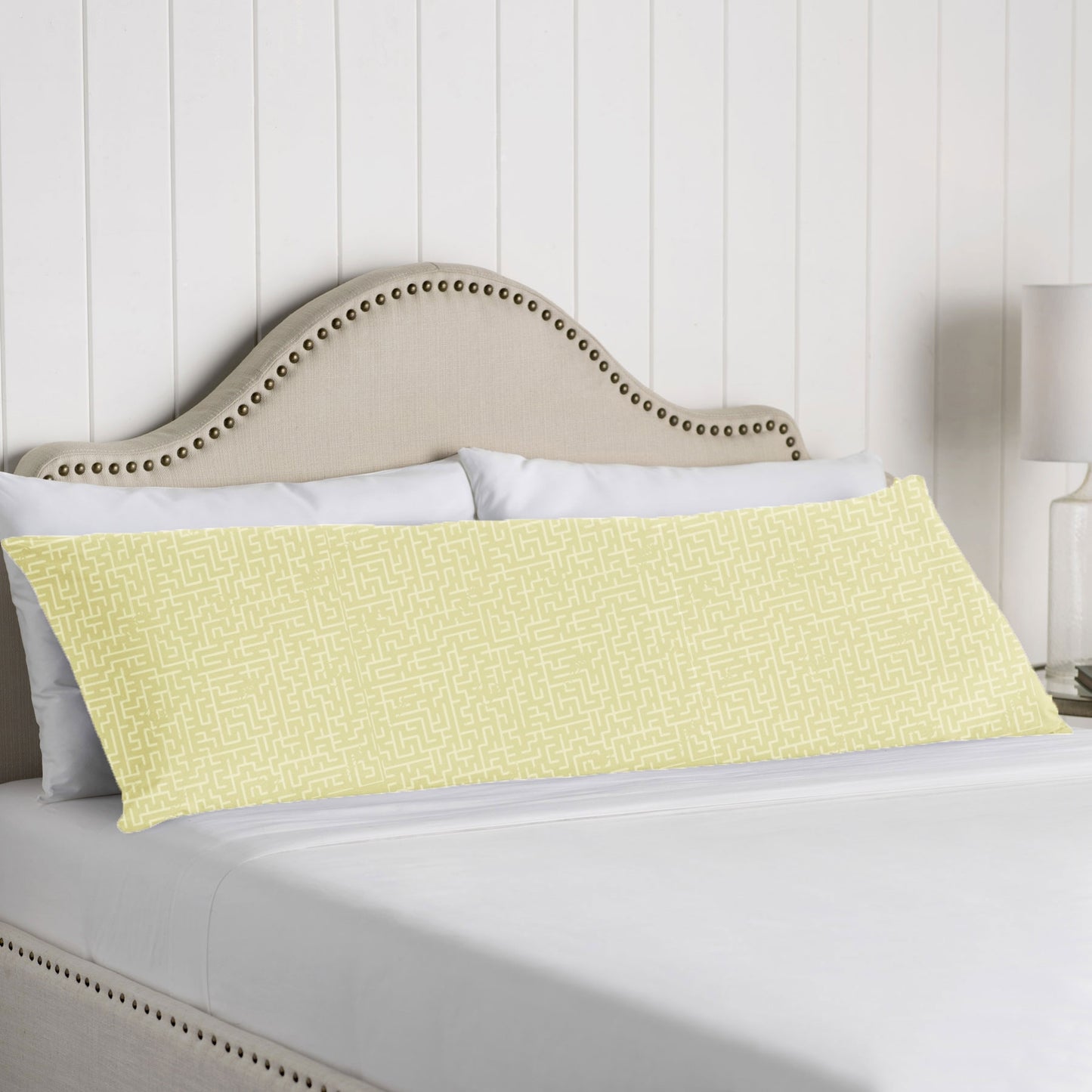 Artex 100% Cotton Body Pillowcase Maze Rich Cream Tristar Online