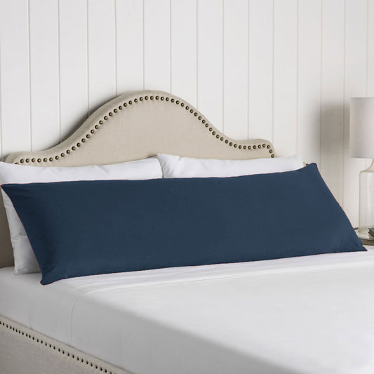 Artex 100% Cotton Body Pillowcase Navy Tristar Online