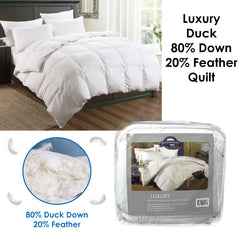 Luxury Duck 80% Down 20% Feather Quilt King Tristar Online