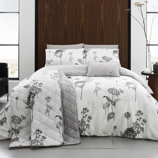 Coverley Grey Quilt Cover Set Queen Tristar Online