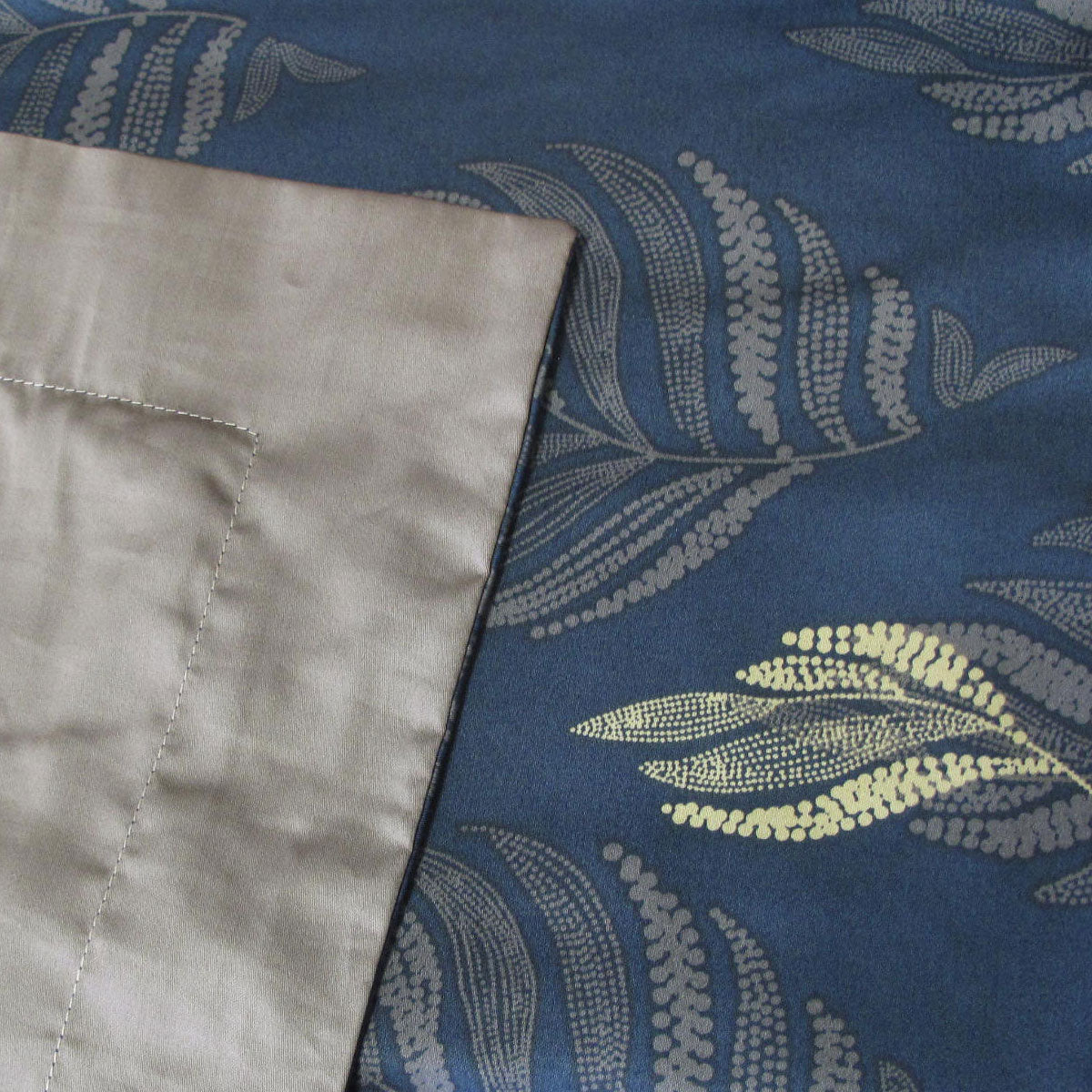 400TC Cotton Sateen Quilt Cover Set Foliole Queen Tristar Online