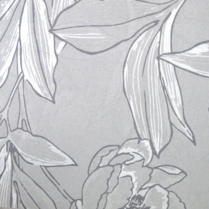 Artex Silver Peony Floral Printed Microfiber Polyester Quilt Cover Set Queen Tristar Online