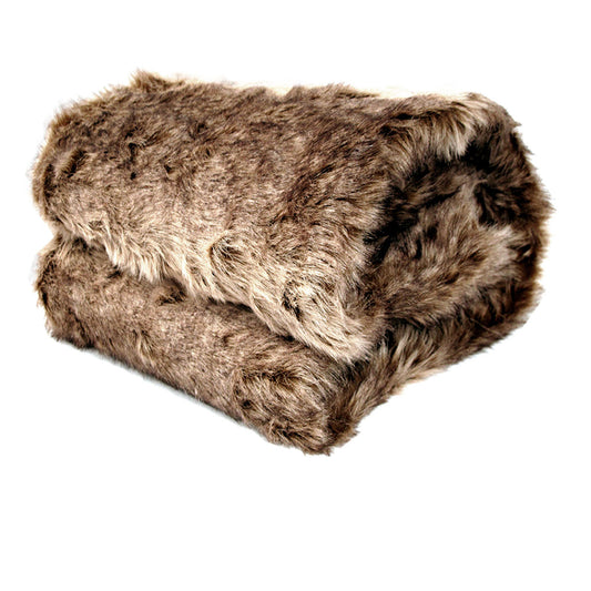 Faux Fur Animal Assorted Throw Rug Mexican Wolf Tristar Online