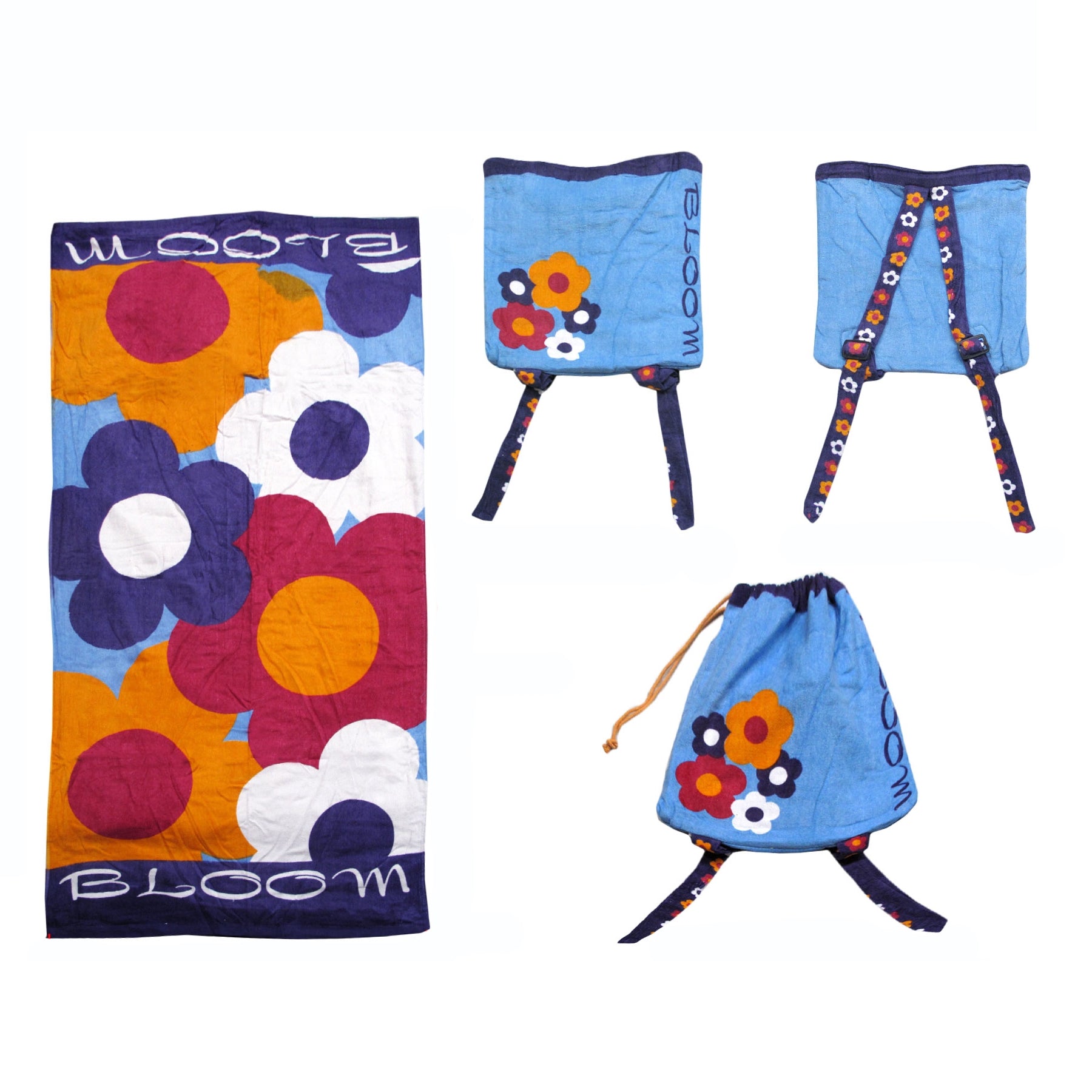 Kids Beach Towel N Bag Bloom Tristar Online