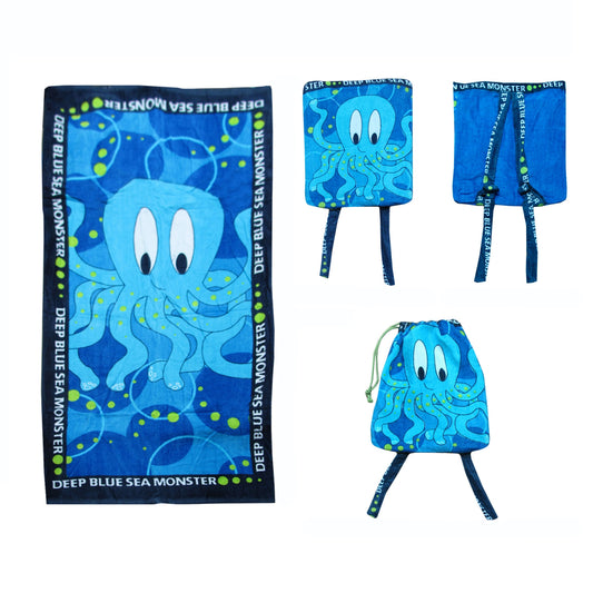 Extra Large Beach Towel N Bag Octopus Tristar Online