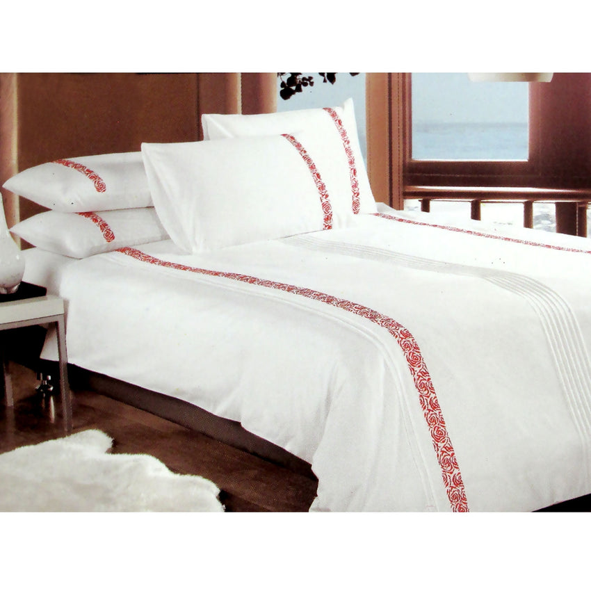 Metropolitan Haze Red Quilt Cover Set King Tristar Online