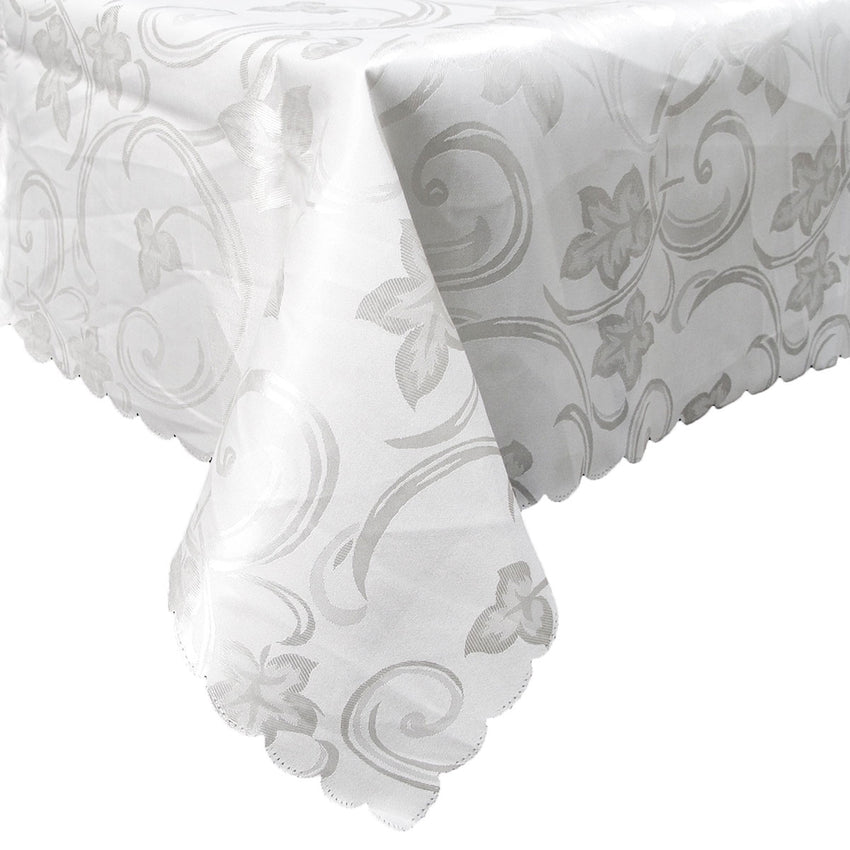 Deco White Luxury Jacquard Tablecloth 150 x 220 cm Tristar Online