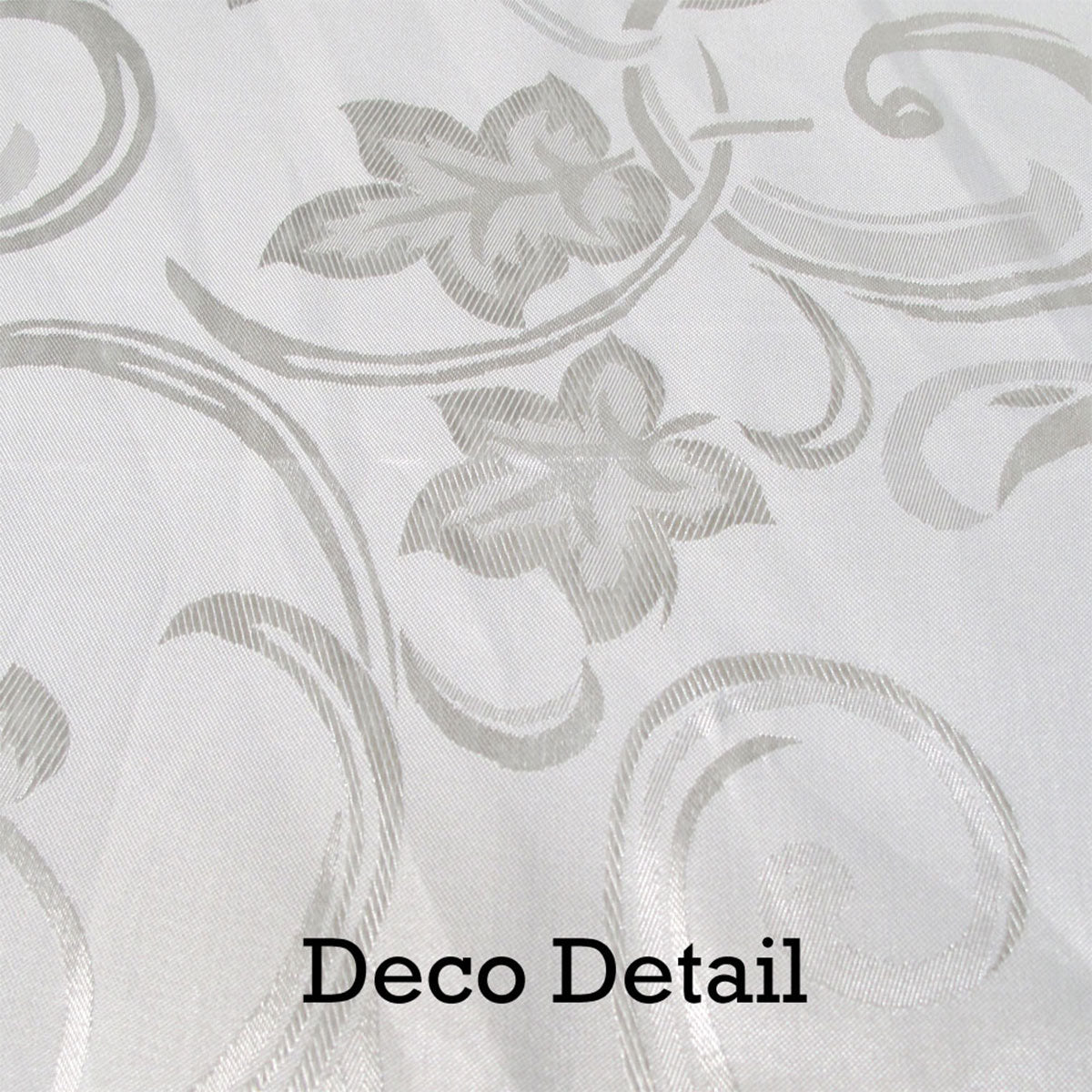 Deco White Luxury Jacquard Tablecloth 150 x 220 cm Tristar Online