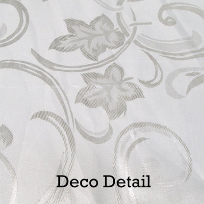 Deco White Luxury Jacquard Tablecloth 150 x 220 cm Tristar Online